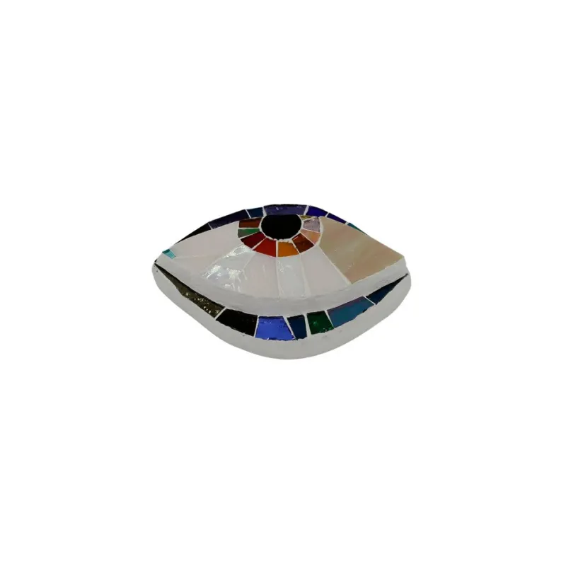 Best Pamono Anti Evil Eye Mosaic #30 Wall Sculpture by Ruth Minola Scheibler