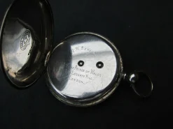 Pamono Antiqe Prince of Wales Silver Pocket Watch from J. W. Benson, 19th Century