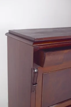 Pamono Antique Abattant Cabinet with Large Drawers, 1890s> Secretaires