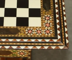 Online Pamono Antique Anglo Indian Chess Board Games Table, 1920s