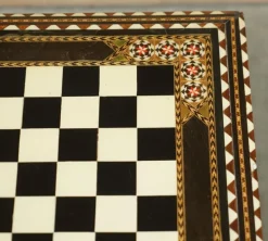Online Pamono Antique Anglo Indian Chess Board Games Table, 1920s