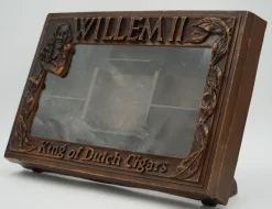 Pamono Antique Anglo-Dutch Willem II Cigar Shop Counter Display Cabinet in Glazed Oak> Cabinets & Wardrobes