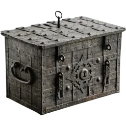 Online Pamono Antique Armada Box or Strongbox in Iron, Early 17th Century