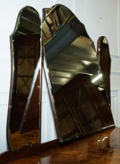Hot Pamono Antique Art Deco Dressing Table in Walnut, 1920s