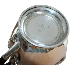 Pamono Antique Art Deco Silver Tea Service by Laurits Berth, Set of 4><noscript><img width=