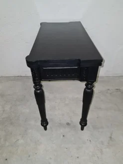 Pamono Antique Art Nouveau Black Game Table><noscript><img width=