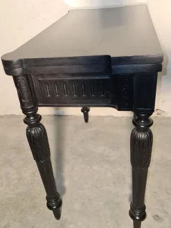 Pamono Antique Art Nouveau Black Game Table><noscript><img width=