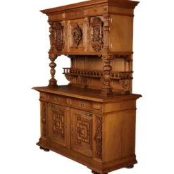 Hot Pamono Antique Art Nouveau Buffet, 1900