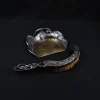 Pamono Antique Art Nouveau Crumb Catcher with Silver Metal Brush, 1890s> Dinnerware Accessories