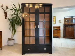 Pamono Antique Art Nouveau Display Cabinet, 1890s><noscript><img width=