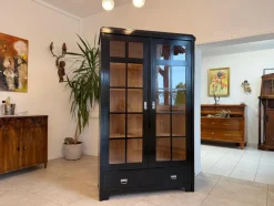 Pamono Antique Art Nouveau Display Cabinet, 1890s><noscript><img width=