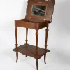 Pamono Antique Art Nouveau Hand Craved Wooden Dressing Table with Mirror> Dressing Tables