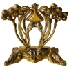Pamono Antique Art Nouveau Magazine Rack in Brass, 1900s> Magazine Racks