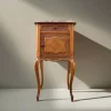 Pamono Antique Art Nouveau Nightstand in Walnut & Marble, 1900s> Nightstands