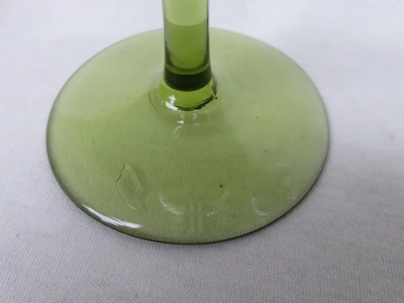 Pamono Antique Art Nouveau Wine Glasses, Set of 7> Glassware