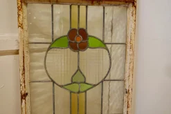 Sale Pamono Antique Arts and Crafts Stained Glass Window, 1900
