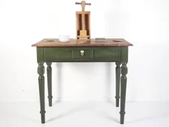 Best Pamono Antique Austrian Folk Card Table, 1900s