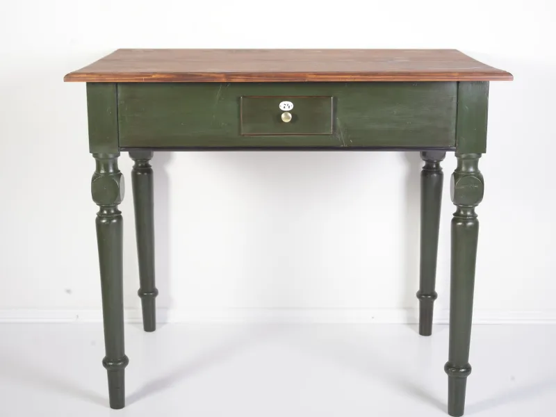 Best Pamono Antique Austrian Folk Card Table, 1900s