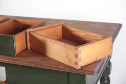 Best Pamono Antique Austrian Folk Card Table, 1900s