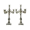 Outlet Pamono Antique Austro-Hungarian Empire Silver Candelabras, Set of 2