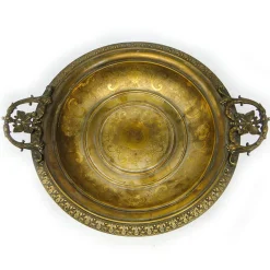 Hot Pamono Antique Austro-Hungarian Fruit Bowl with Butterflies by Albrecht Kohler