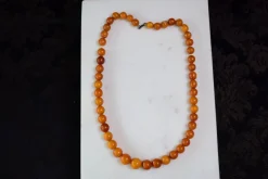 Best Pamono Antique Baltic Amber Choker Necklace, 1940s