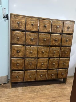 Pamono Antique Bank of Shop 25 Drawers><noscript><img width=