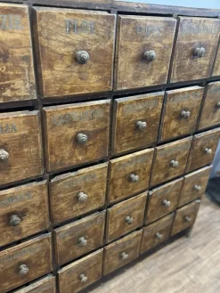 Pamono Antique Bank of Shop 25 Drawers><noscript><img width=