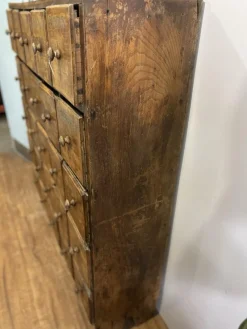 Pamono Antique Bank of Shop 25 Drawers><noscript><img width=
