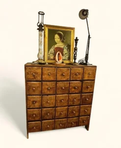 Pamono Antique Bank of Shop 25 Drawers><noscript><img width=