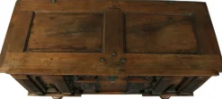 Hot Pamono Antique Baroque Chest in Oak, 1637