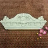 Pamono Antique Baroque Classicist Crown Glazed White-Fired Earthenware Tiled Fireplace Mantel> Fireplaces And Mantels