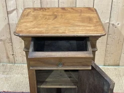 New Pamono Antique Bedside Table in Fruit Wood, 1890s