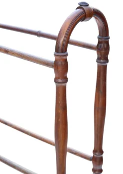 Outlet Pamono Antique Beech and Pine Towel Rail Stand in Pine and Beech, 19th Century