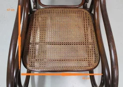 New Pamono Antique Beech Rocking Chair, 1900s