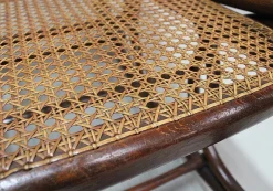 New Pamono Antique Beech Rocking Chair, 1900s
