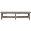 Outlet Pamono Antique Bench in Patinated Wood