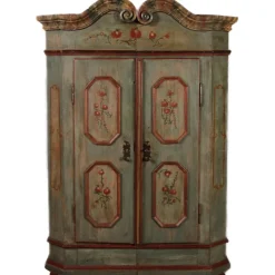 Best Pamono Antique Bevelled Softwood Cabinet, 1800