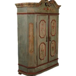 Best Pamono Antique Bevelled Softwood Cabinet, 1800