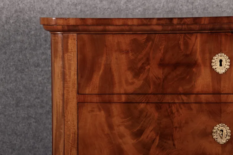 Pamono Antique Biedermeier Chest of Drawers in Mahogany, 1830> Dressers, Commodes & Chests