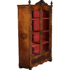 Hot Pamono Antique Biedermeier Display Cabinet in Walnut, 1860