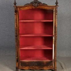 Hot Pamono Antique Biedermeier Display Cabinet in Walnut, 1860
