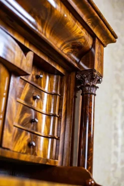 Online Pamono Antique Biedermeier Mahogany Secretary, 1850