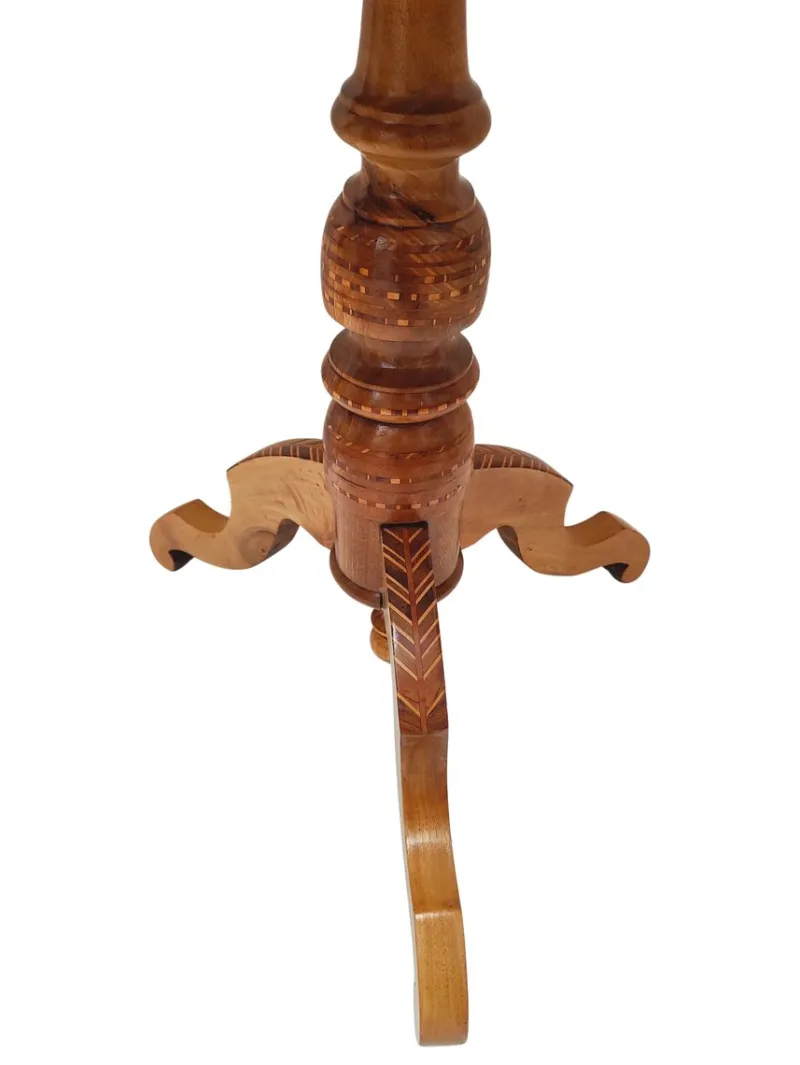Pamono Antique Biedermeier Marquetry Chess Table, 1800s> Game Tables
