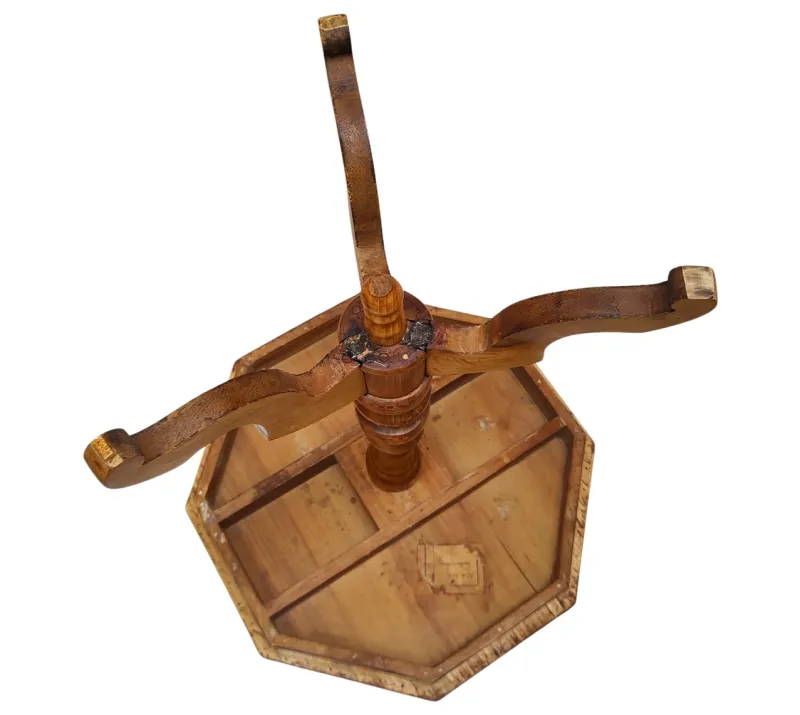 Pamono Antique Biedermeier Marquetry Chess Table, 1800s> Game Tables