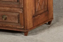 Pamono Antique Biedermeier Secretary in Oak, 1800><noscript><img width=