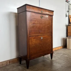 Pamono Antique Biedermeier Secretary in Walnut><noscript><img width=
