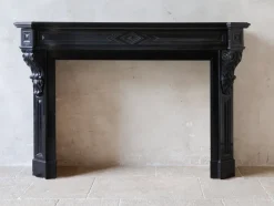 Best Pamono Antique Black Marble Modillion Mantelpiece