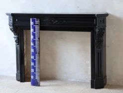 Best Pamono Antique Black Marble Modillion Mantelpiece