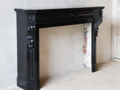 Best Pamono Antique Black Marble Modillion Mantelpiece
